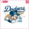 mickey-mouse-dodgers-1958-baseball-svg