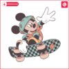 mickey-skateboarding-disney-character-svg