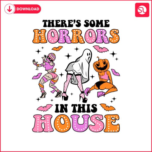 funny-spooky-girl-theres-some-horrors-in-this-house-svg