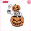 coffee-lover-pumpkin-headed-skeleton-png