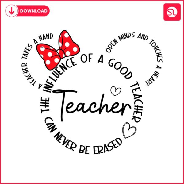 the-influence-of-a-good-teacher-minnie-head-svg