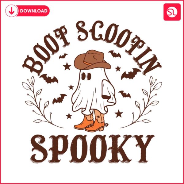 retro-boot-scoot-spooky-cowboy-ghost-svg