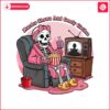 retro-skeleton-murder-shows-and-comfy-clothes-png