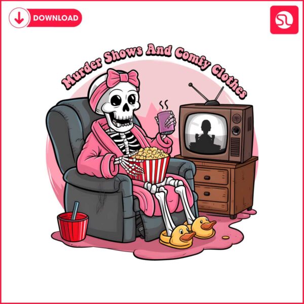 retro-skeleton-murder-shows-and-comfy-clothes-png