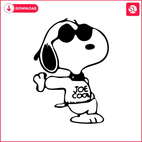 retro-snoopy-joe-cool-the-peanuts-svg