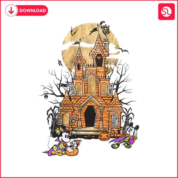 mickey-and-minnie-mouse-halloween-castle-png