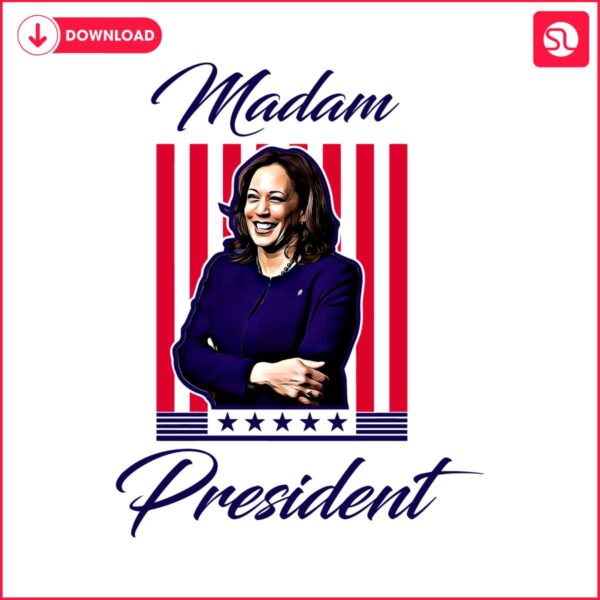 madam-president-kamala-harris-democratic-party-png