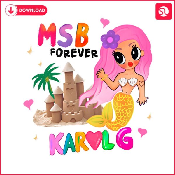 karol-g-msb-forever-sandcastle-mermaid-png