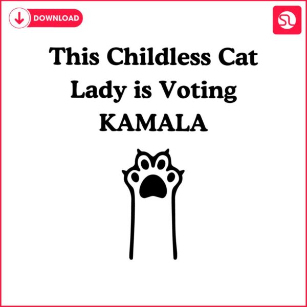 this-childless-cat-lady-is-voting-kamala-svg