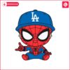 baby-spiderman-los-angeles-dodgers-svg