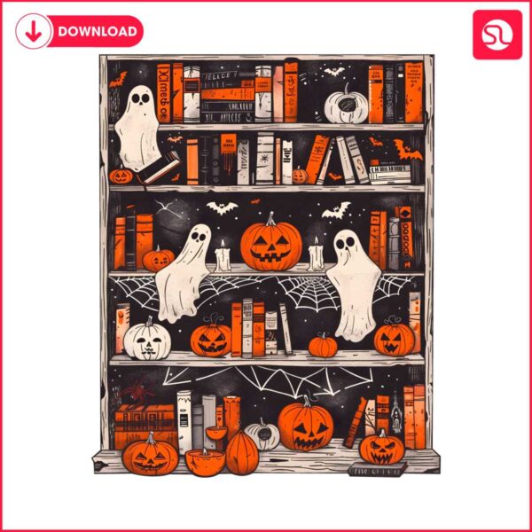 halloween-library-bookish-ghost-png