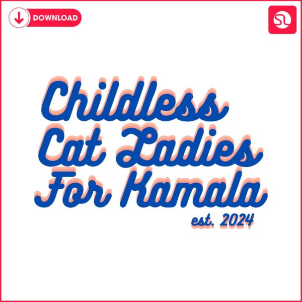 childless-cat-lady-for-kamala-est-2024-svg