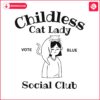 childless-cat-lady-social-club-vote-blue-svg