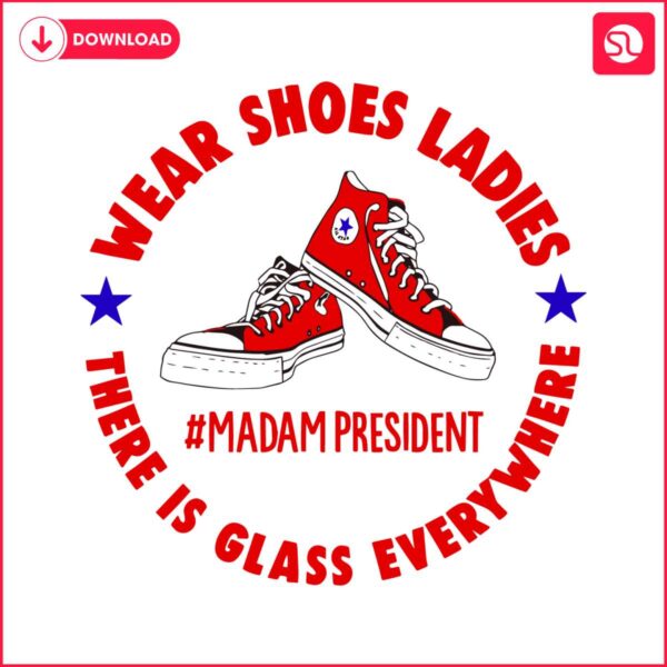 wear-shoes-ladies-madam-president-svg