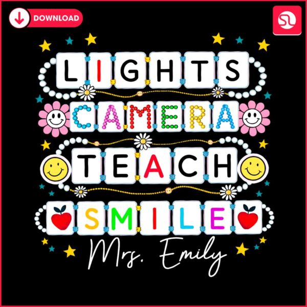 custom-lights-camera-teach-smile-teacher-png