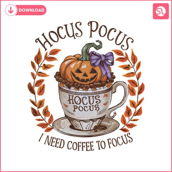 i-need-coffee-to-focus-retro-halloween-png