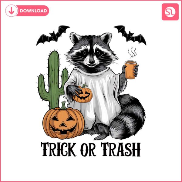 retro-trick-or-trash-raccoon-pumpkin-coffee-png