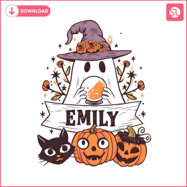 personalized-halloween-name-witchy-ghost-png