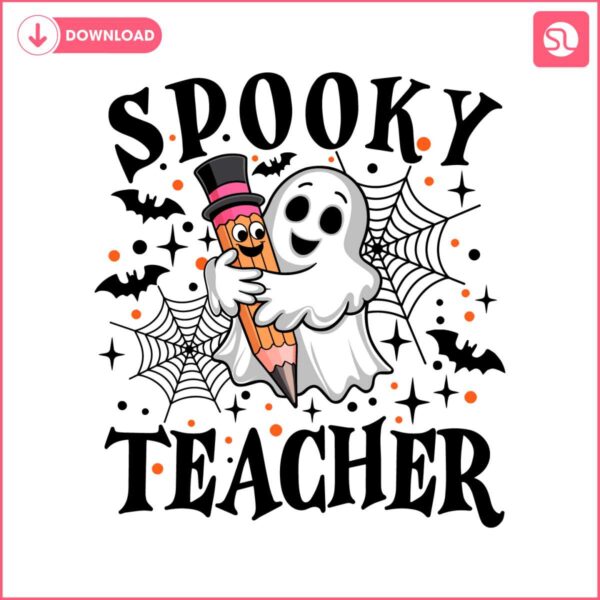 spooky-teacher-ghost-pencil-halloween-school-svg