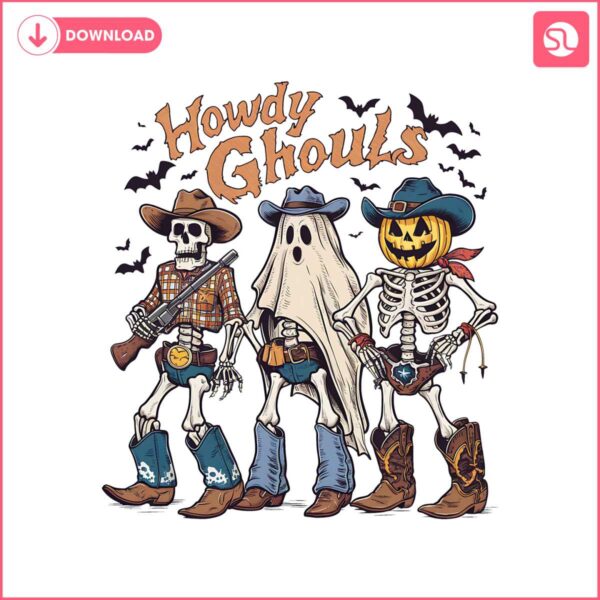 western-halloween-howdy-ghouls-png