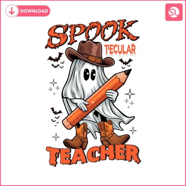 western-halloween-teacher-cowboy-ghost-png