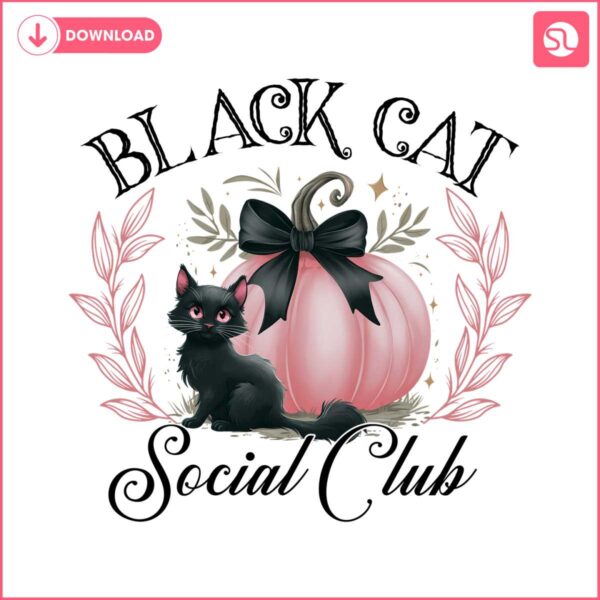 black-cat-social-club-png-spooky-halloween-cat-design-ghost-cat-coquette-halloween-shirt-png