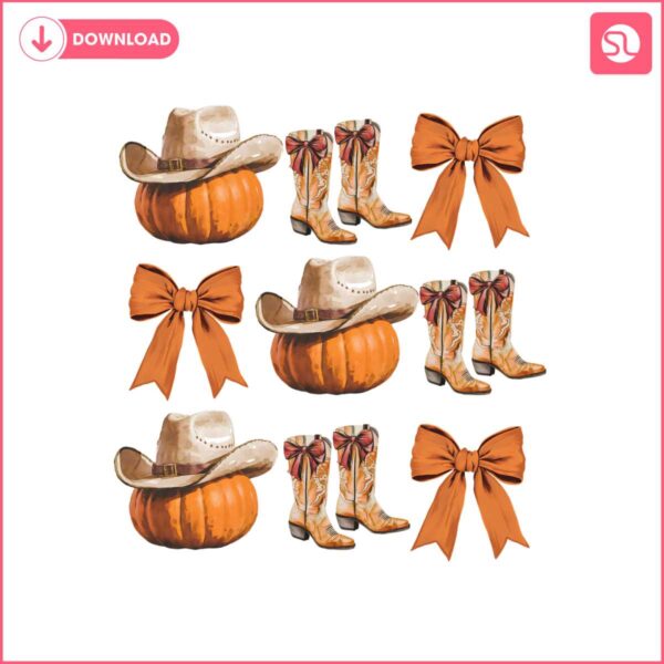 howdy-pumpkin-png-western-fall-png-coquette-bow-fall-vibes-country-cowgirl-png-design