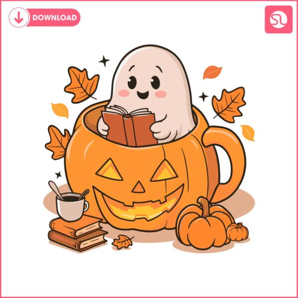 bookish-ghost-pumpkin-png