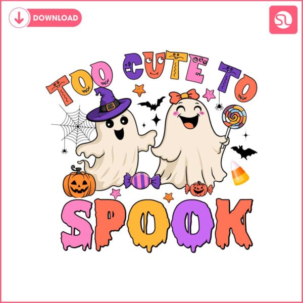 too-cute-to-spook-halloween-svg