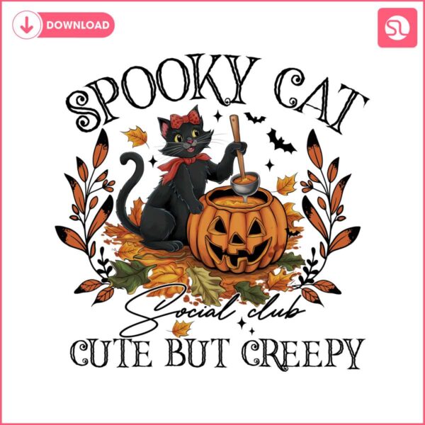 spooky-cat-social-club-png-retro-halloween-cat-design-gothic-ghost-cat-png-black-cat-mom-png