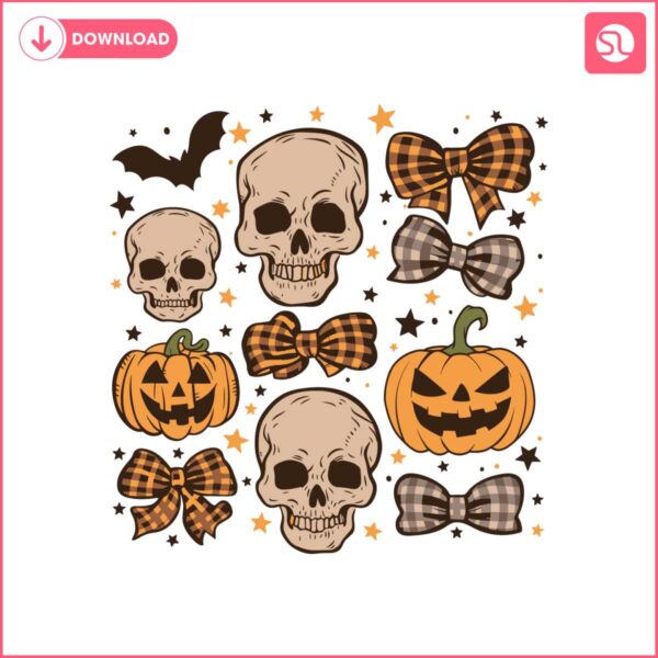 retro-halloween-skull-coquette-bow-svg