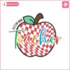 custom-teacher-svg-trendy-pink-retro-apple-design-personalized-teacher-appreciation-gift-with-checker-pattern-name