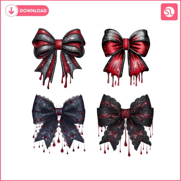 coquette-halloween-vampire-coquette-halloween-bow-png