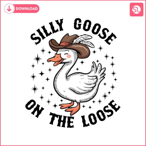 cowboy-silly-goose-on-the-loose-svg