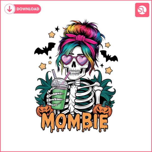 retro-halloween-mombie-skeleton-png