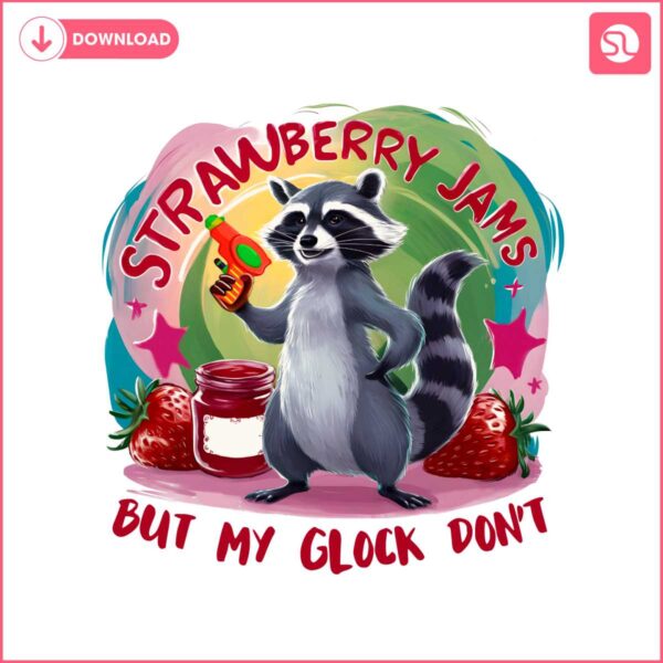 funny-raccoon-strawberry-jams-png