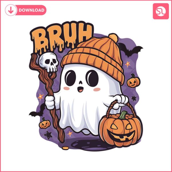 bruh-kids-cute-spooky-ghost-halloween-trick-or-treat-png