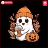 halloween-floral-png-cute-ghost-coffee-pumpkin-tshirt-design-for-dtf-dtg