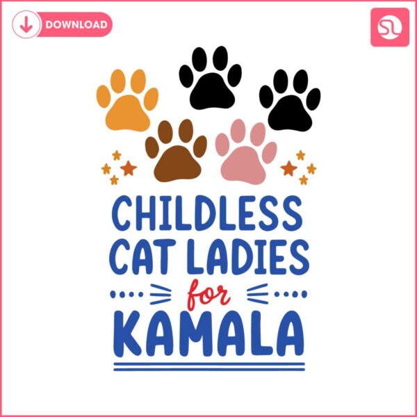 childless-cat-ladies-for-kamala-harris-svg