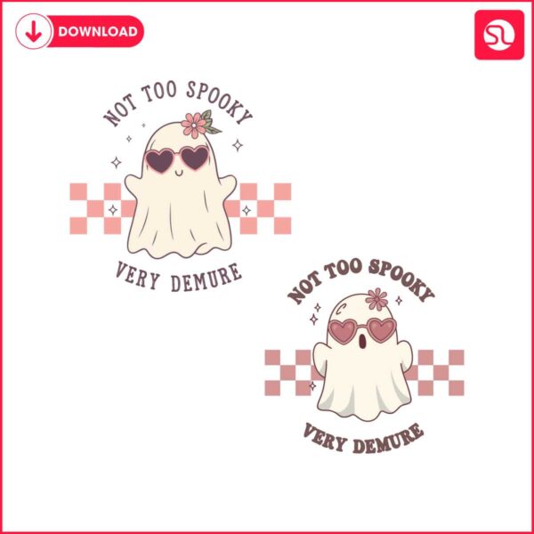 retro-groovy-very-demure-very-mindful-very-cutesy-ghost-svg