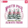 retro-north-pole-pink-christmas-tree-coquette-bow-png