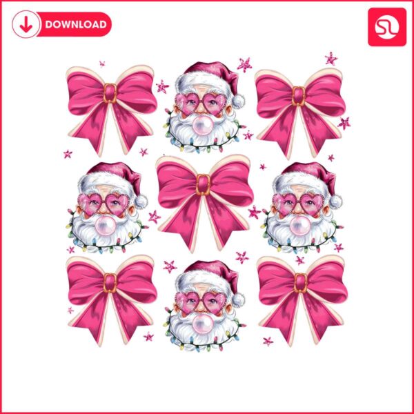 retro-holiday-sublimation-pink-santa-coquette-christmas-png