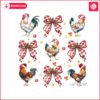 retro-christmas-farm-coquette-bow-chicken-santa-hat-christmas-light-png