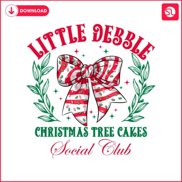 little-debble-coquette-christmas-tree-cake-social-club-png