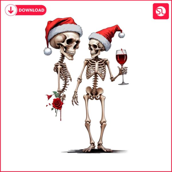 skeleton-drinking-wine-when-youre-dead-inside-but-its-christmas-png