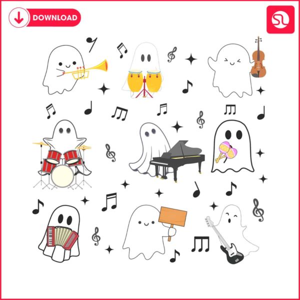 ghost-playing-musical-instruments-halloween-music-teacher-png