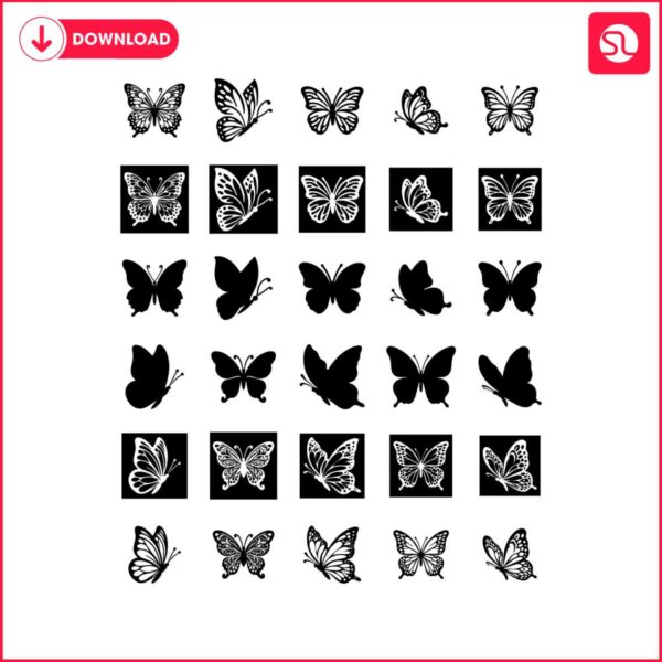 retro-butterfly-clipart-svg-bundle