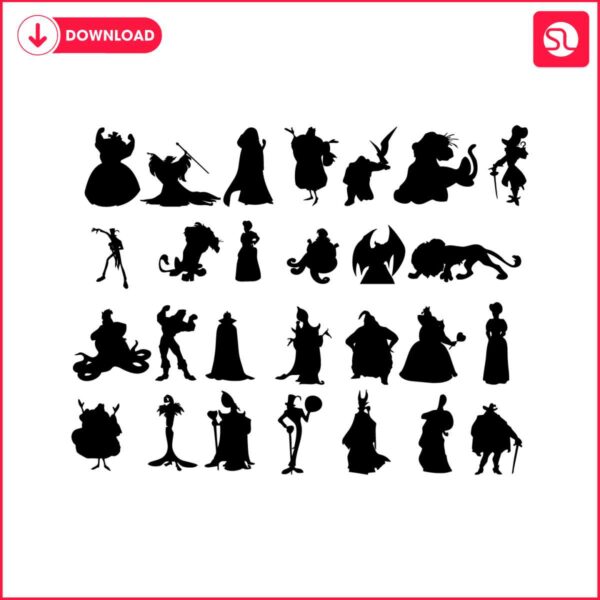 silhouette-disney-villain-svg-bundle