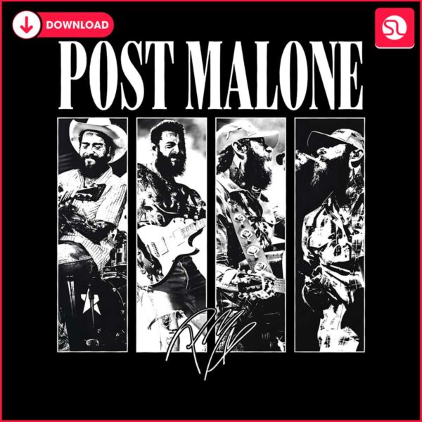 vintage-post-malone-rap-music-png