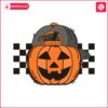 checkered-pumpkin-cap-halloween-svg